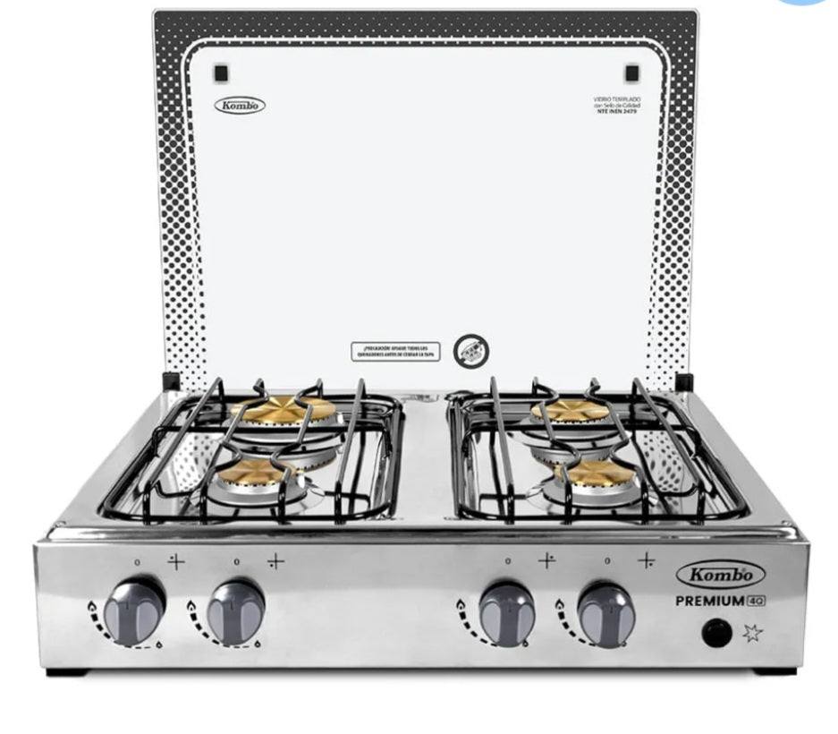 Cocineta Kombo 4 Quemadores con encendido eléctrico