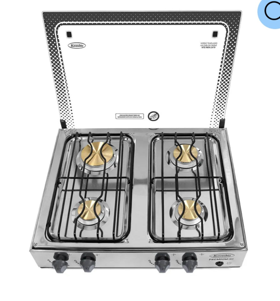 Cocineta Kombo 4 Quemadores con encendido eléctrico